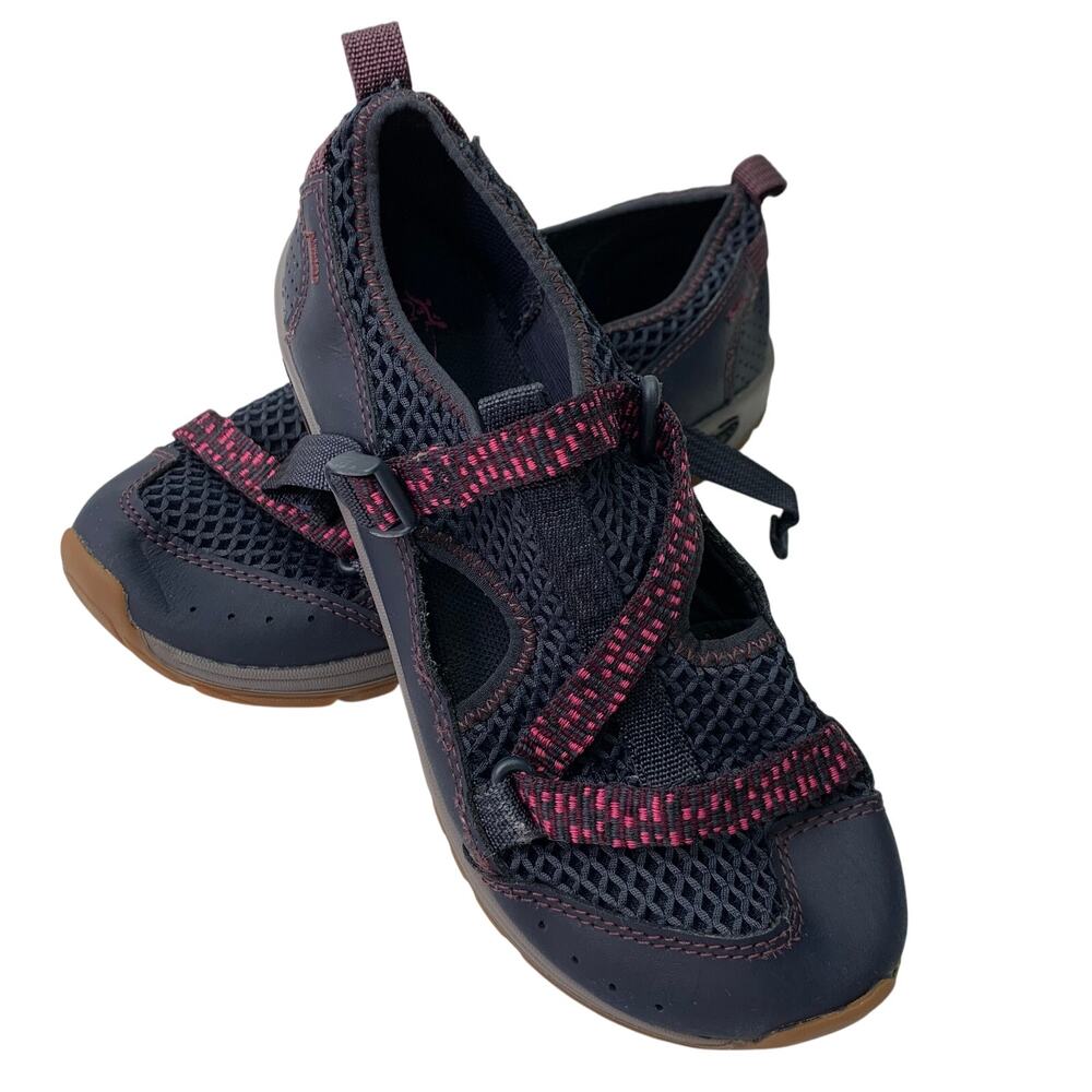 Chaco Girls Sz 3 Odyssey Junior Kids Navy Water Shoes Hiking Sandals